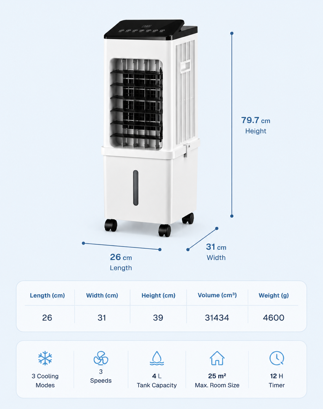 FrostAir™ 3-in-1 — Zonder raam & mobiel