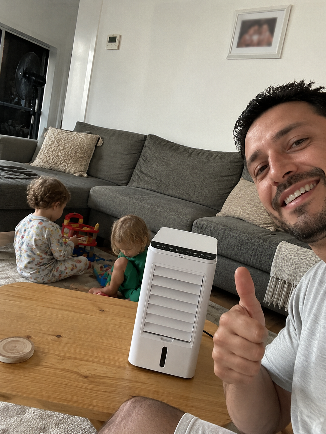 Compact Breeze Pro — Mini Bureau Airco USB Fluisterstil