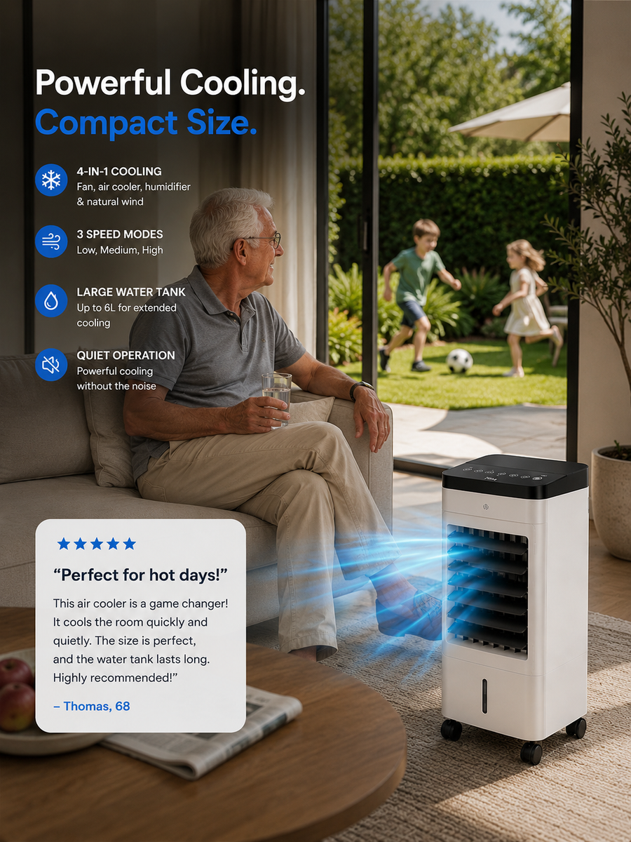 Coldest Breeze Frost 9000 Smart avec télécommande sans fil incluse