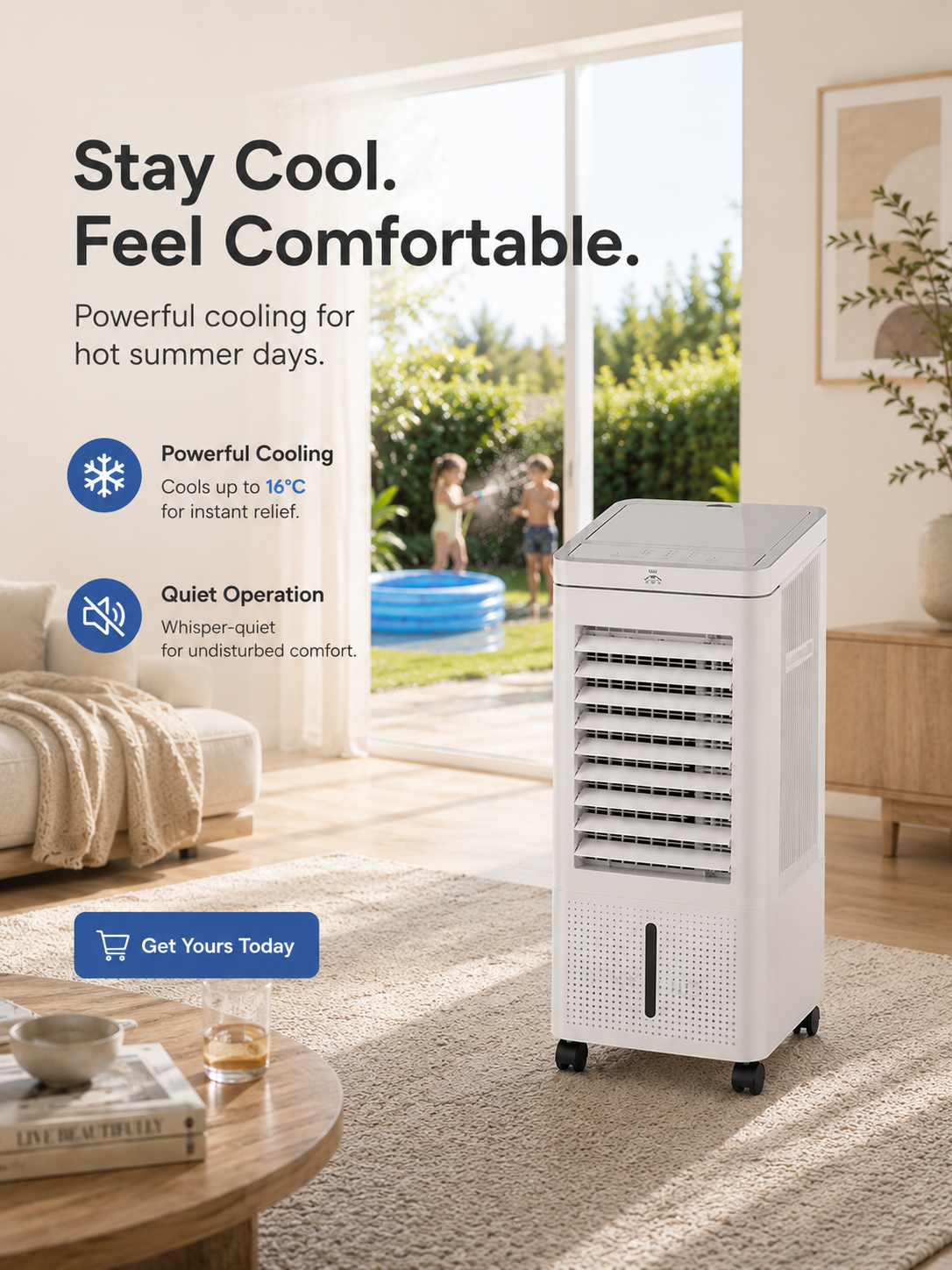 Compact & Zonder raam — Kamer + kantoor