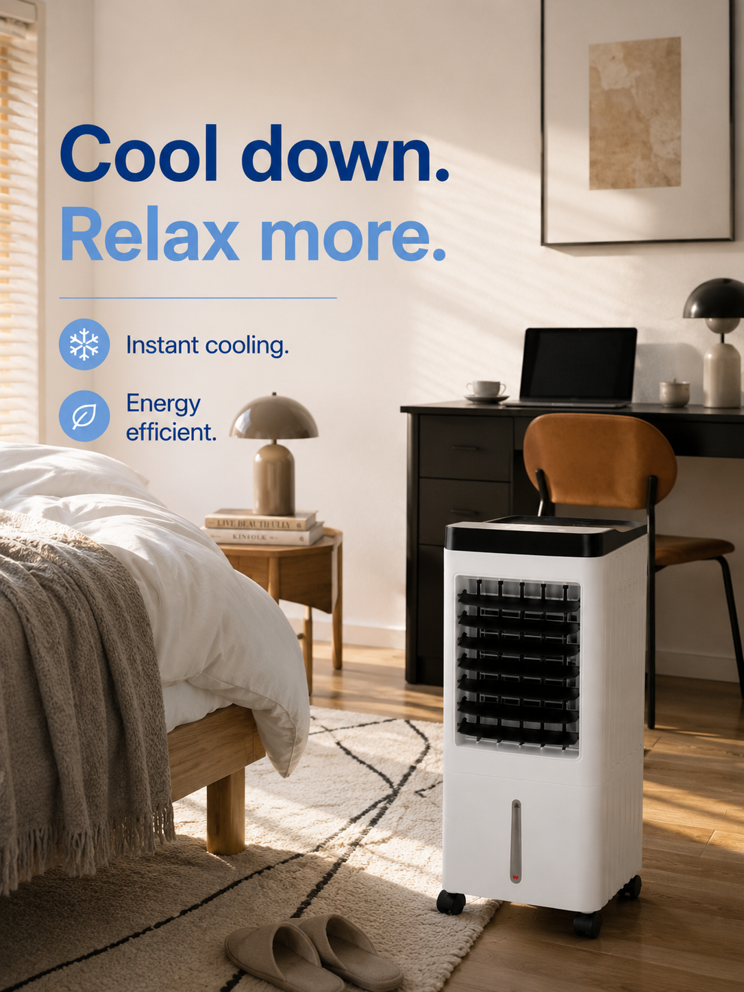 Coldest Breeze™ Lite Original — Draagbare Airco Zonder Raam