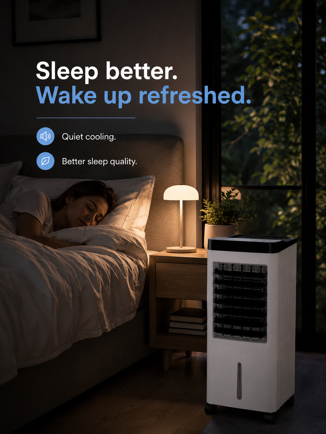 Coldest Breeze™ Lite Original — Draagbare Airco Zonder Raam