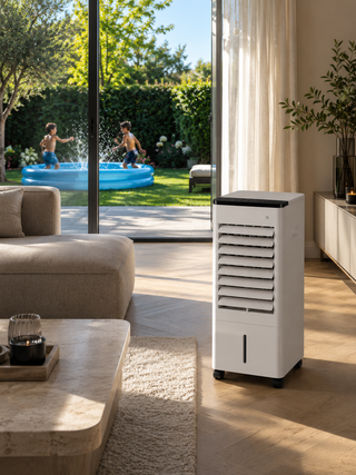 Coldest Breeze™ Max — Leistungsstarkes tragbares Klimagerät · Zimmer & Büro