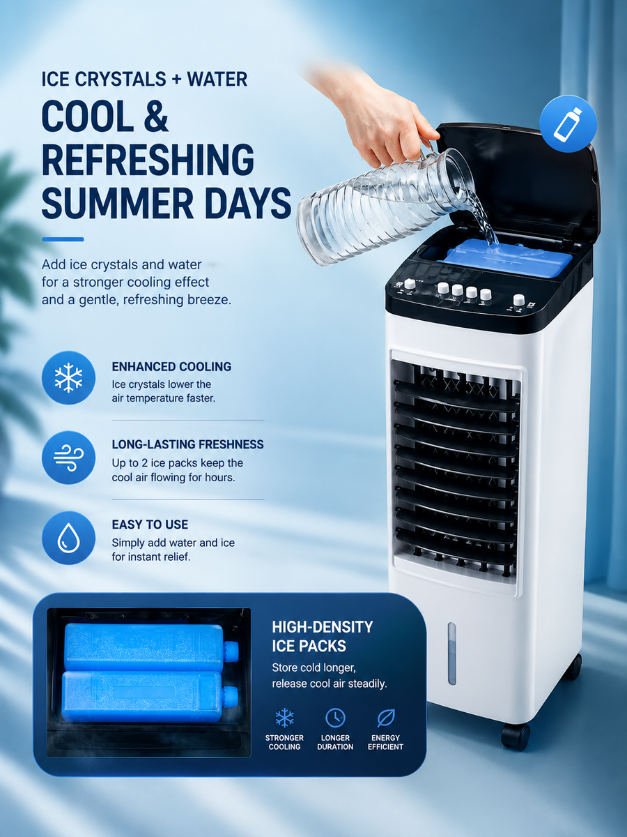 Coldest Breeze Frost 9000 Smart vue de côté réservoir 6 L 65 W