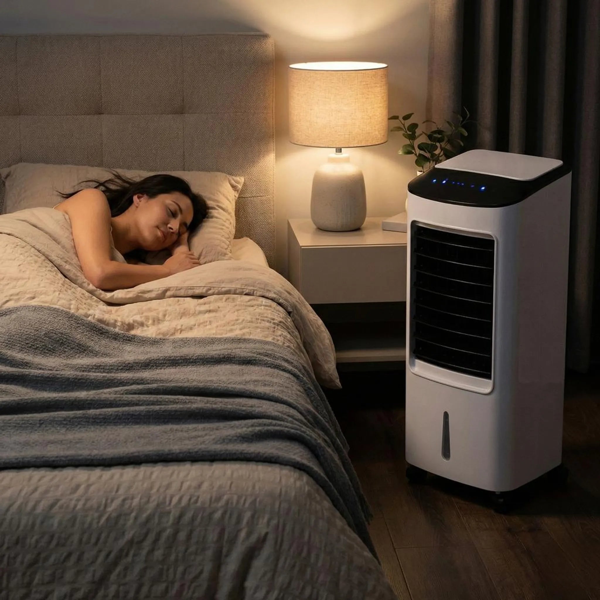 Compact Indoor Portable Air Conditioner - Windowless Stand-Up Cooling Unit